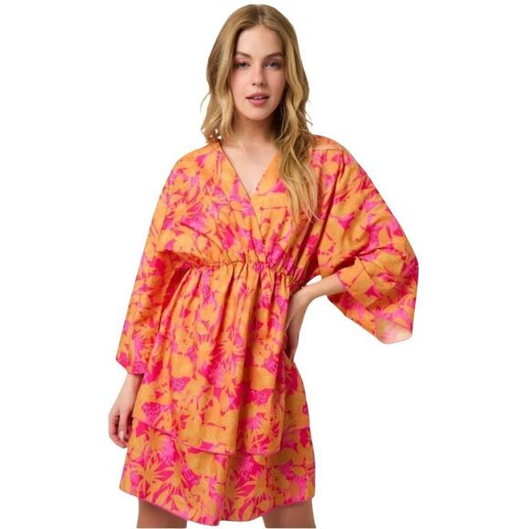 Tropical print dress size Medium - Picture 1 of 8